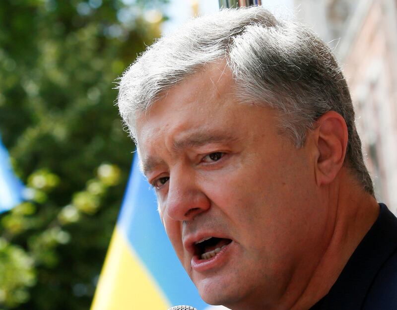 Ukraine's former President Petro Poroshenko. Reuters