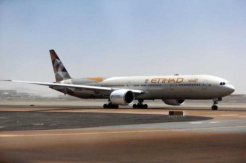 Etihad plans to expand its fleet and its capacity in 2017. Delores Johnson / The National