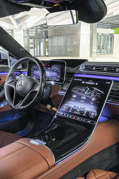 Mercedes-Benz S-Klasse, 2020, Outdoor, Interieur: Leder Nappa Sienabraun // Mercedes-Benz S-Class, 2020, outdoor, interior: leather siena brown