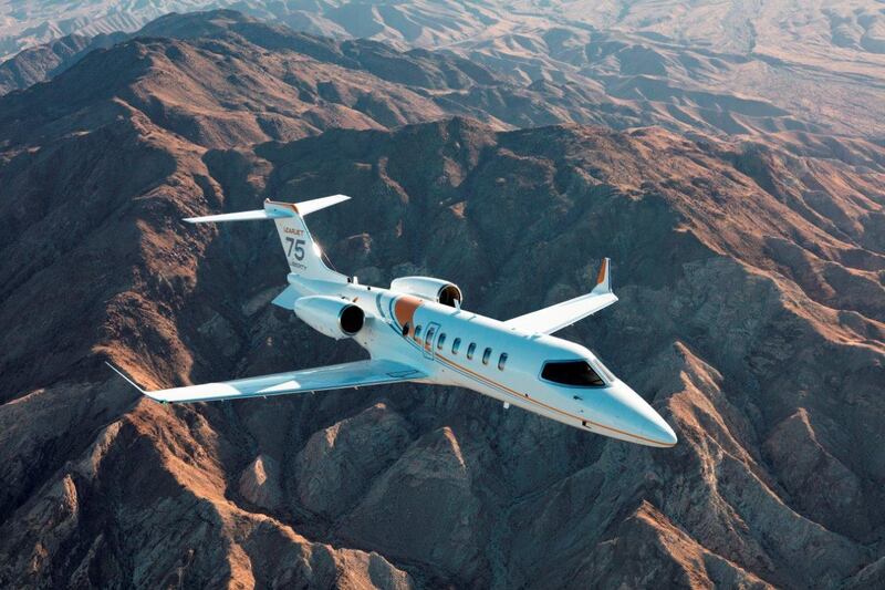 A Bombardier Learjet 75. The company said on Thursday it will halt production of the luxury private jets to focus on the business jet market. Courtesy of Bombardier