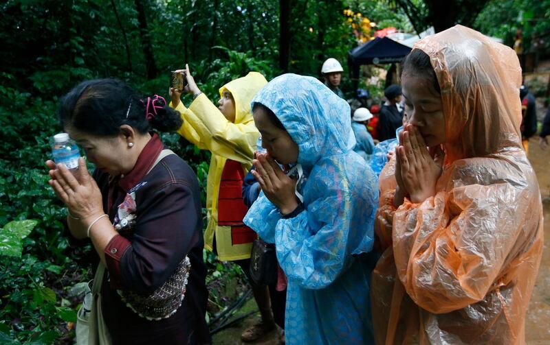 The dramatic rescue operations have captivated the country and prompted emotional outpourings on social media and from the country's top leaders and royal family. Sakchai Lalit / AP Photo