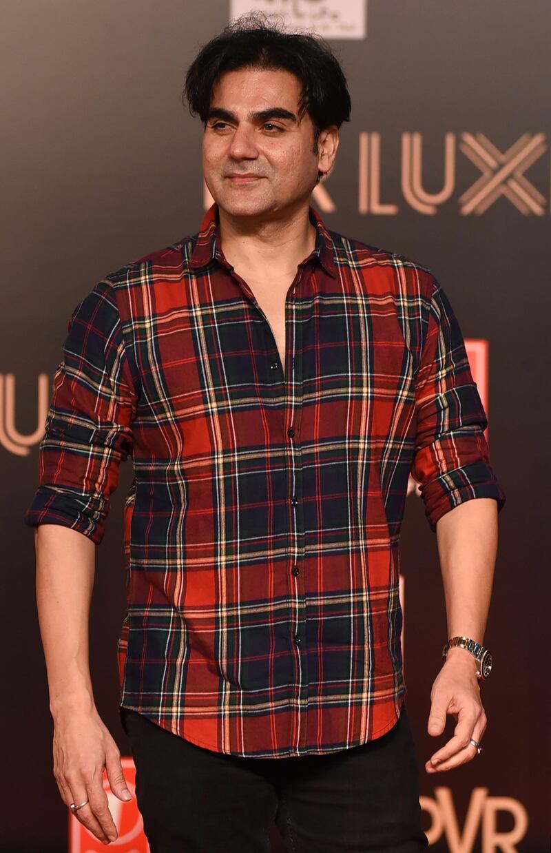 Bollywood actor Arbaaz Khan attends the premiere of the Hindi film 'Bharat' in Mumbai on June 4, 2019. AFP