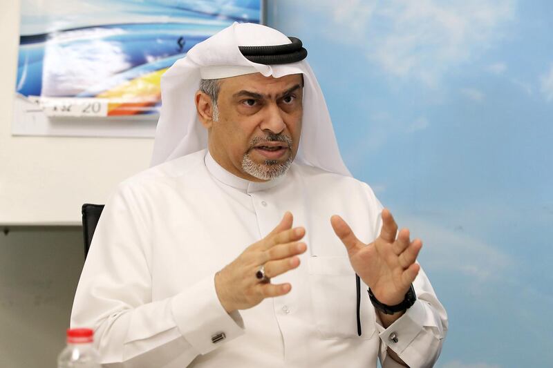 DUBAI,  UNITED ARAB EMIRATES , SEPTEMBER 29 – 2019 :- Dr Hussain Ali Maseeh, Social Development and Care Expert , Clinical Psychologist during the interview at the Community Development Authority office in Dubai. ( Pawan Singh / The National ) For New. Story by Kelly