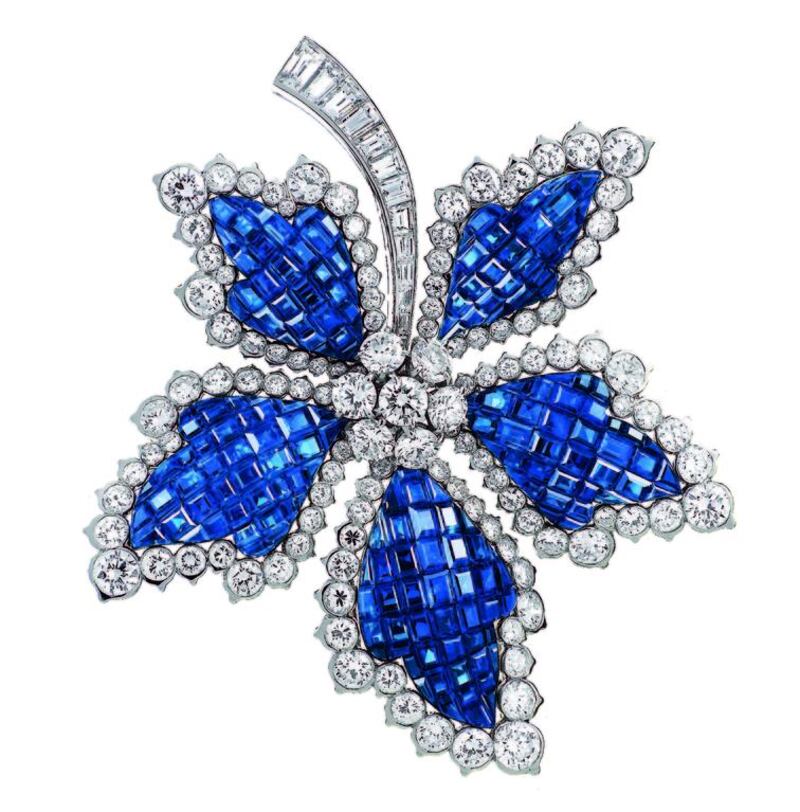 The maison’s chief executive Nicolas Bos says that a lot of the flowers depicted in Van Cleef & Arpels’s pieces are in fact inspired by the Japanese aesthetic.