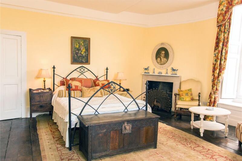 Bedrooms are on the first floor of the Grade II* listed property.