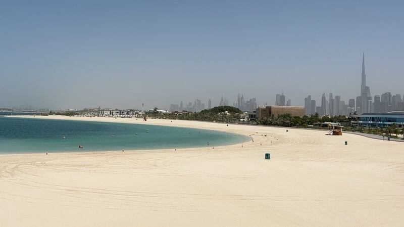 The project to upgrade and safeguard Dubai's beaches is now complete, the municipality says. Photo: Dubai Municipality