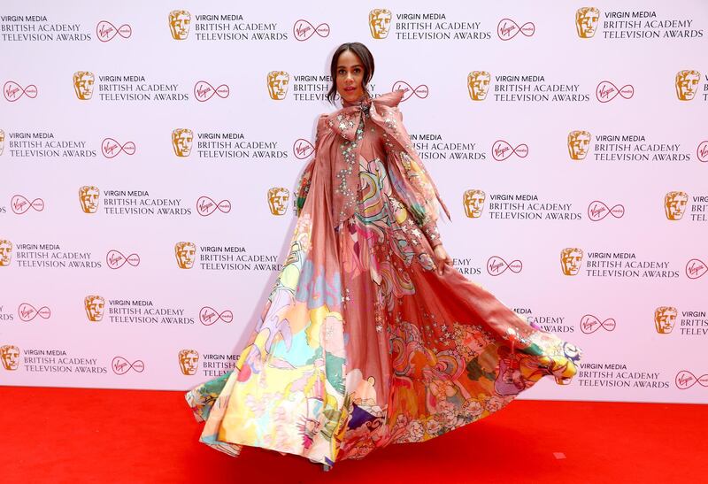 'Fresh Meat' star Zawe Ashton, in Zimmerman, attends the Bafta Television Awards at Television Centre on June 6, 2021 in London, England. Getty Images