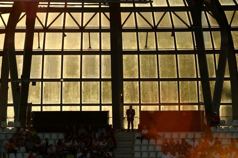 A view inside the stadium before the Jamaica v Australia women's football match at the Stade des Alpes, Grenoble. Reuters