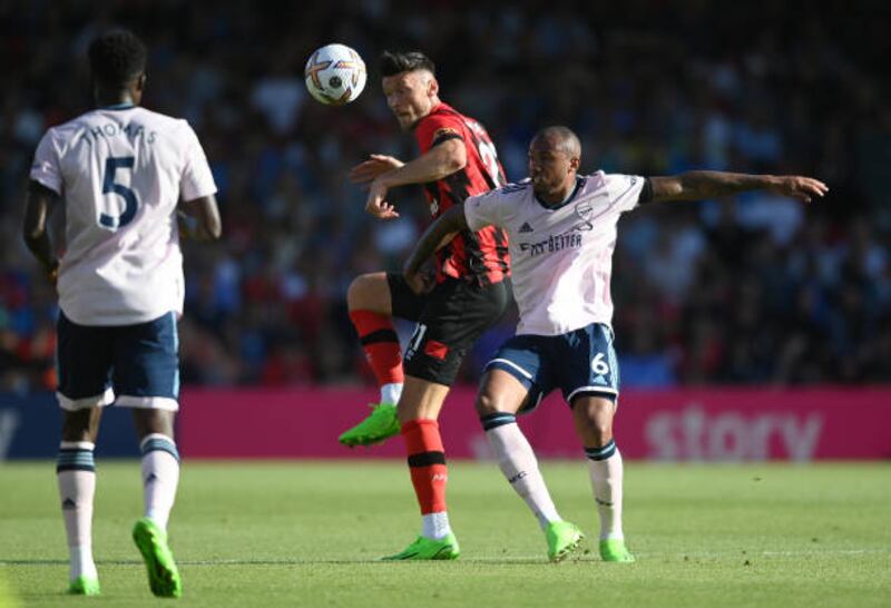 Gabriel 7 - His performance may not have been as eye-catching as Saliba’s, but the Brazilian was virtually faultless in the heart of the Arsenal defence. 
Getty