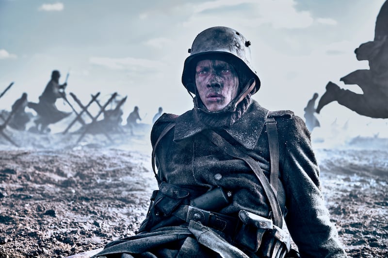 Felix Kammerer in All Quiet on the Western Front. Photo: Netflix