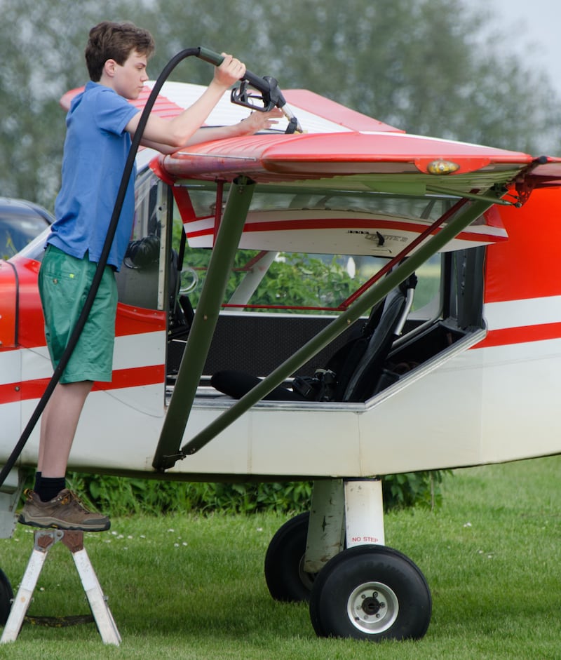 Mack received his pilot licence at 15, making him the youngest pilot in the world.