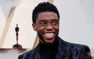 FILE PHOTO: 91st Academy Awards - Oscars Arrivals - Red Carpet - Hollywood, Los Angeles, California, U.S., February 24, 2019.  Actor Chadwick Boseman of "Black Panther" wears Givenchy. REUTERS/Mario Anzuoni/File Photo