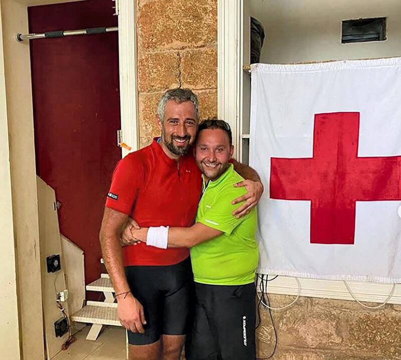 The funds have gone to the British Red Cross in Lebanon, which has played a major role in supporting survivors of the blast. Courtesy Eddie Lamaa