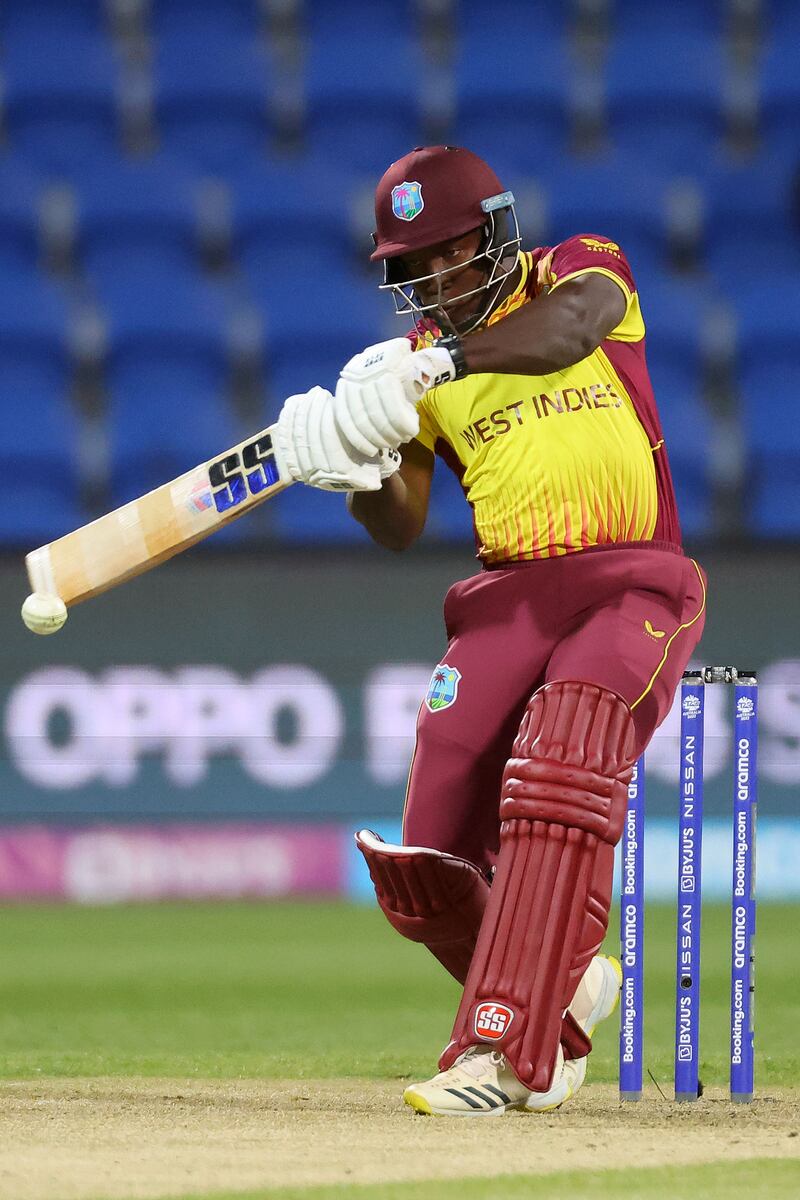 5. Rovman Powell (West Indies) - 104m six v Zimbabwe. AFP 