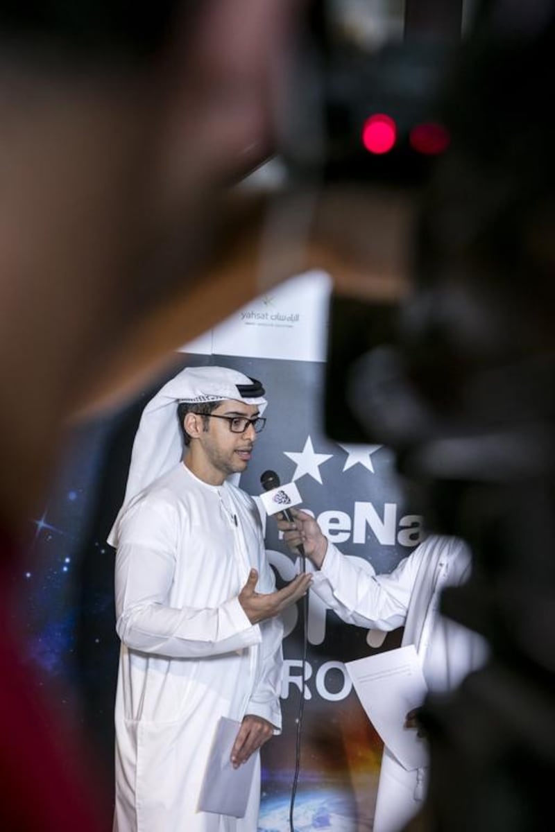 Mohammed Al Otaiba, Editor-in-Chief of The National, at the launch of The National Space Programme in Abu Dhabi. Silvia Razgova for The National