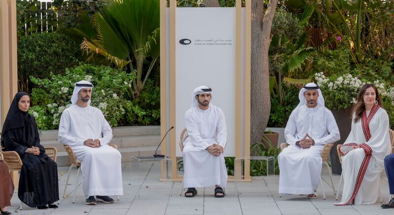 Sheikh Hamdan bin Mohammed, Crown Prince of Dubai, launched the Dubai Future Fellowship programme on Sunday. Photo: Dubai Media Office
