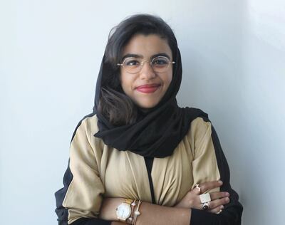 Munira Al Sayegh, curator of the exhibition Zemanna, on view at Abu Dhabi's Manarat Al Saadiyat until June 13.