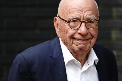 Media magnate Rupert Murdoch on Thursday said that he is stepping down as chairman of Fox and News Corp. PA Wire 

