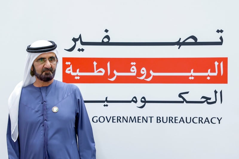 Sheikh Mohammed bin Rashid, Prime Minister and Ruler of Dubai, said the aim is 'to provide people with service they deserve'. Photo: Sheikh Mohammed bin Rashid / X