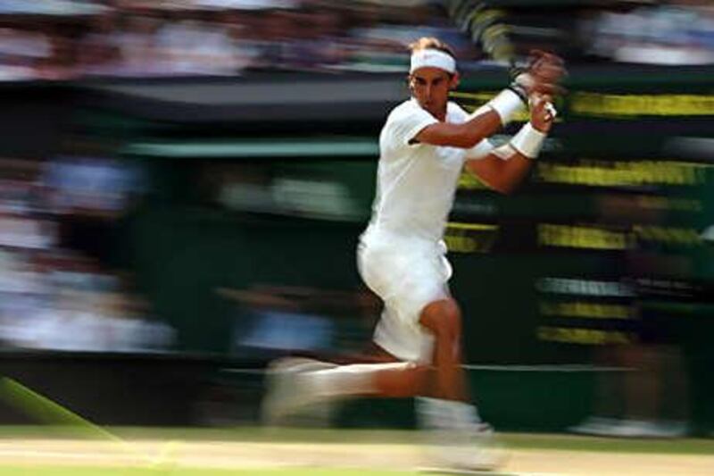 Rafael Nadal, seeded No 2, defeated Andy Murray in straight sets to advance to the men's final.