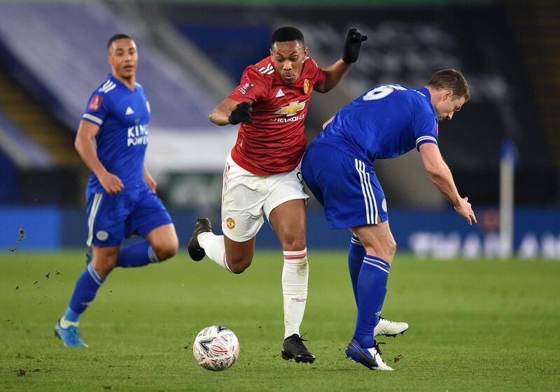 Anthony Martial 5. Often isolated, often out of position and now out of the FA Cup as United’s 29-game domestic unbeaten away run came to and end. Been a big disappointment this season. Reuters