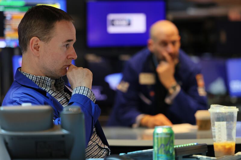 Wall Street followed the glum trend on Friday, finishing an ugly session with heavy losses and pushing major indices into the red for the week. AFP
