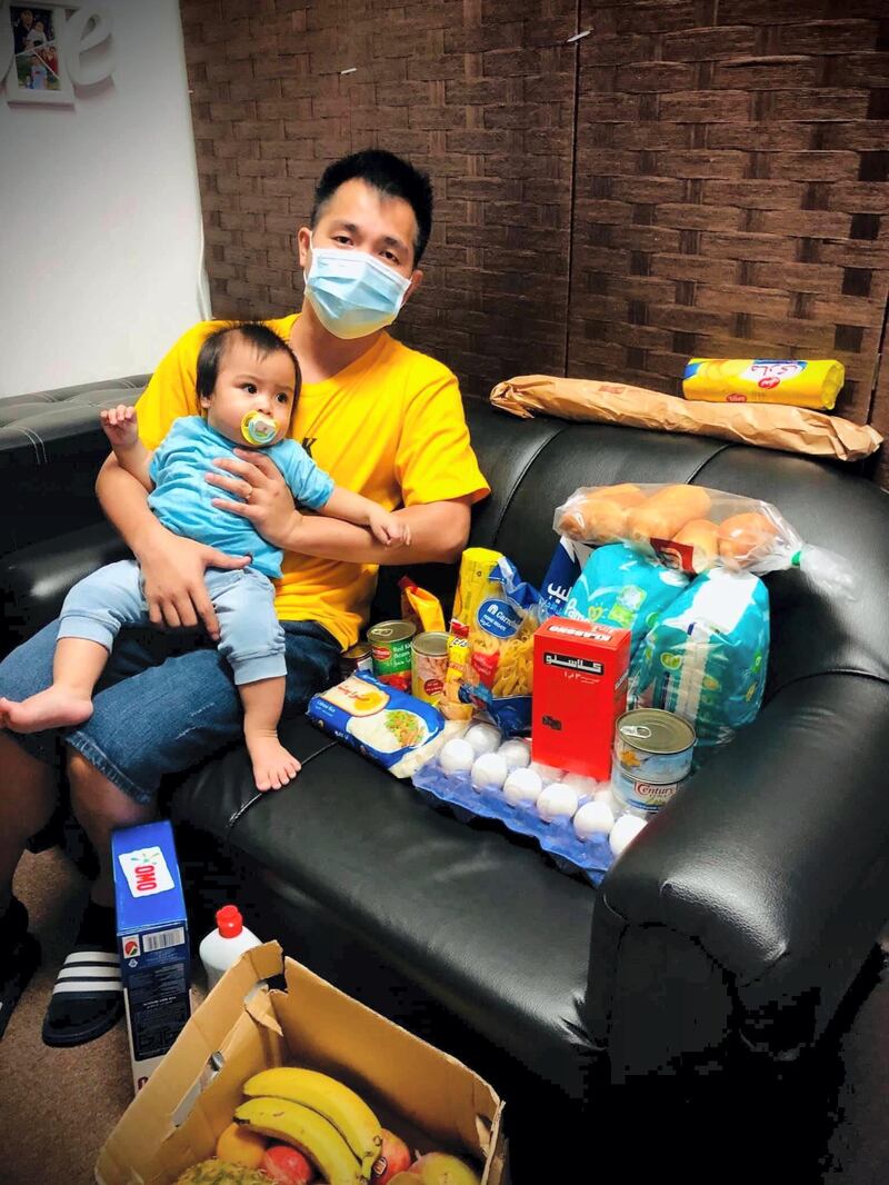 On the occasion of Father's Day, many UAE residents signed up with Stop and Help to send groceries to dads that might need help supporting their families during the coronavirus pandemic. Courtesy: Stop and Help.
