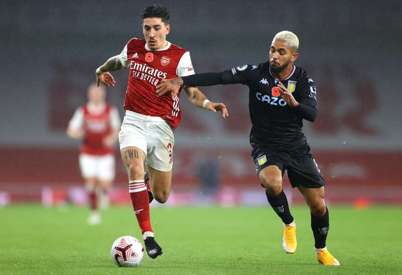 Douglas Luiz 8 – Super performance. Luiz had the better of Thomas Partey in the first half, and his evening got easier when Partey hobbled off.  Getty