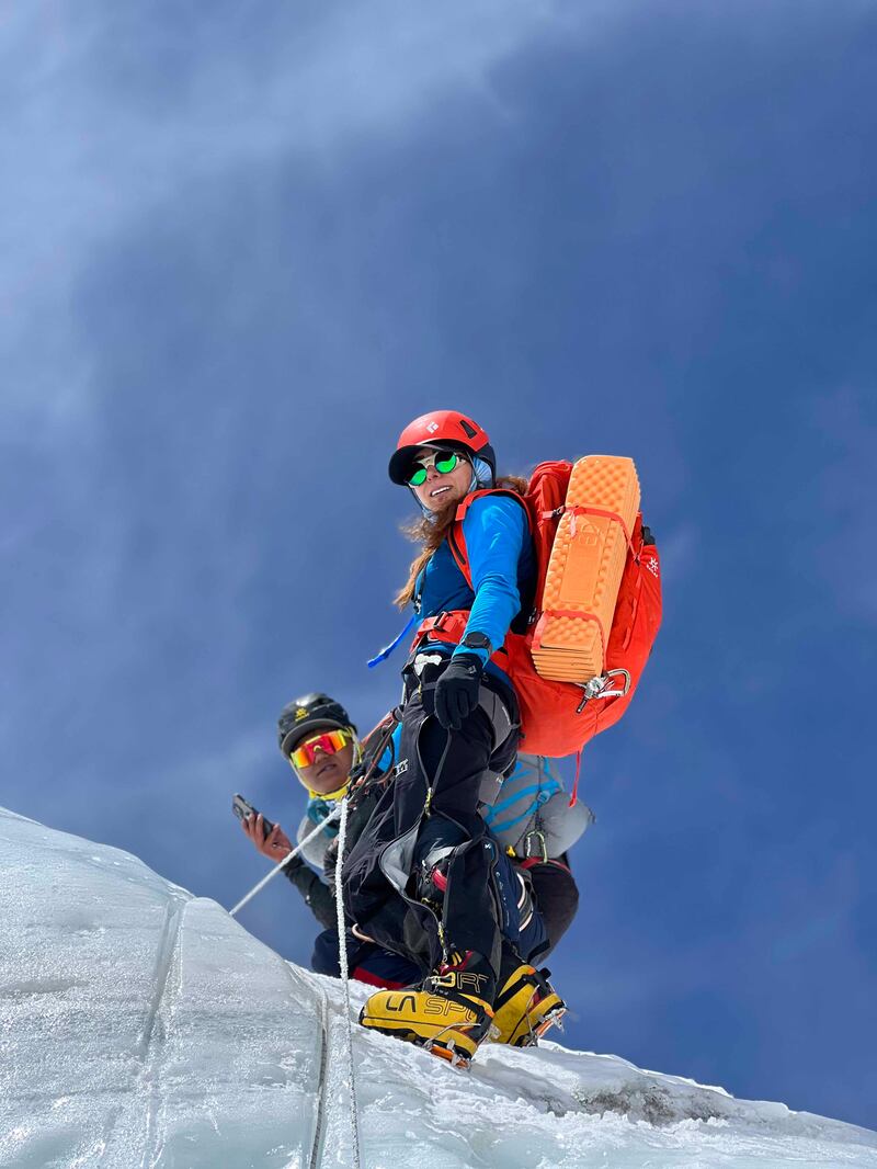 Ms Kiani has now climbed five of the world's highest summits and has more in her sights