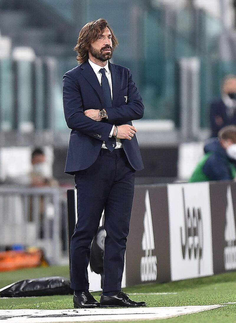 Juventus manager Andrea Pirlo. EPA