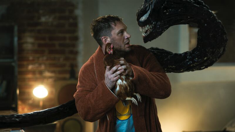 Tom Hardy stars as Eddie Brock/Venom in 'Venom: Let There Be Carnage'. Photo: Sony Pictures