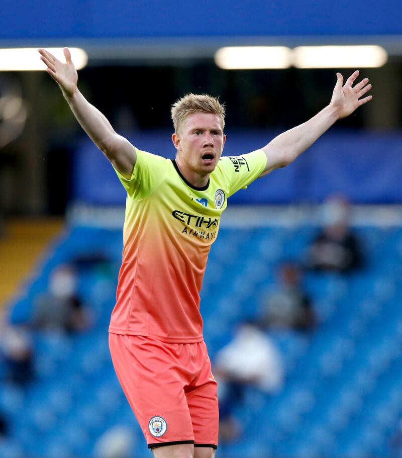 Manchester City's Kevin De Bruyne. PA