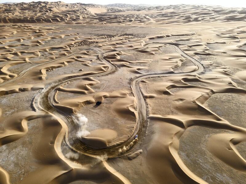 The track in Abu Dhabi 