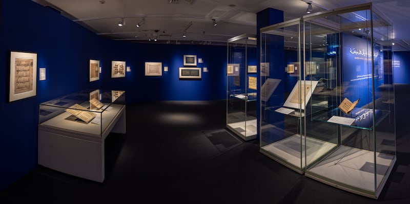 The pieces were collected in an effort to present Islam’s artistic influence and unifying force in the region. Photo: Sharjah Museum of Islamic Civilisation
