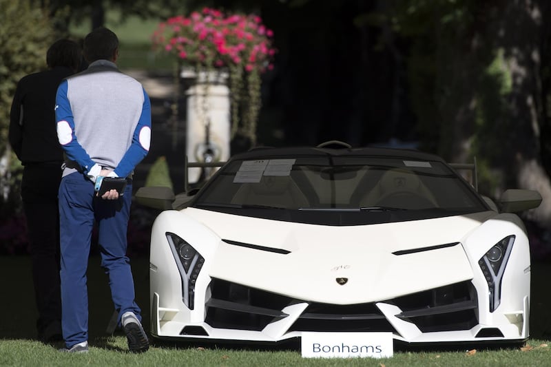 About $27 million worth of cars were sold at auction by Bonhams in Geneva. EPA