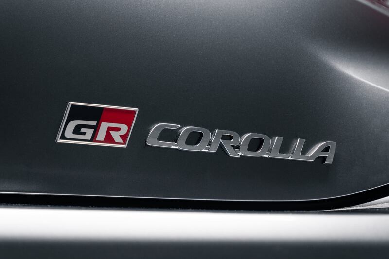 The GR badge.