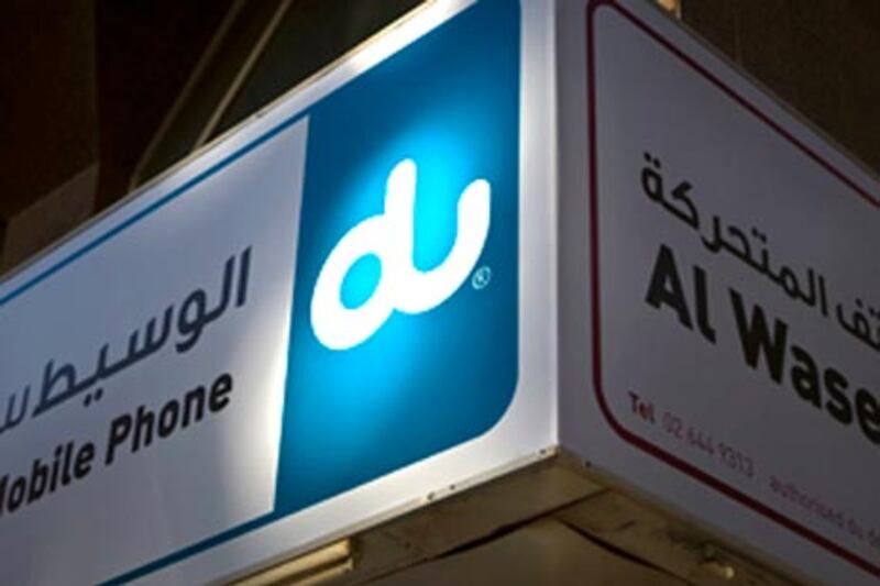 In the first three months of this year, du gained 266,000 mobile subscribers.