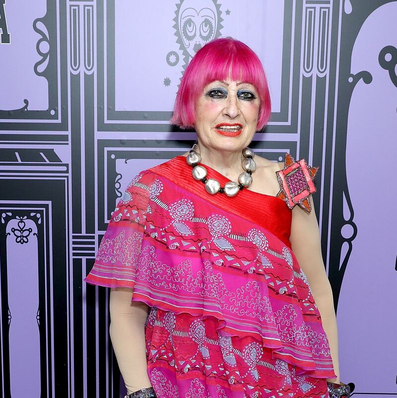 Dame Zandra Rhodes, designer of the Zandra Rhodes X Ikea collection