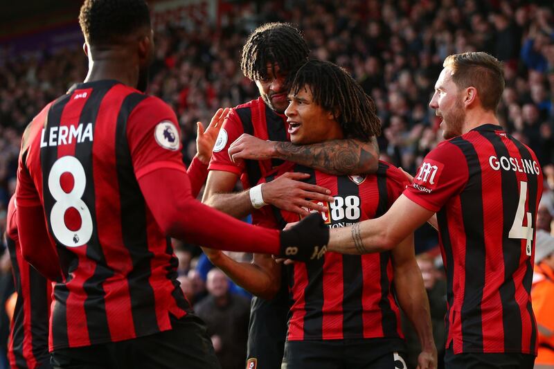 Centre-back: Nathan Ake (Bournemouth) – Scored a crucial goal and defended stoutly as 10-man Bournemouth held off Aston Villa to make it back-to-back wins. Getty Images