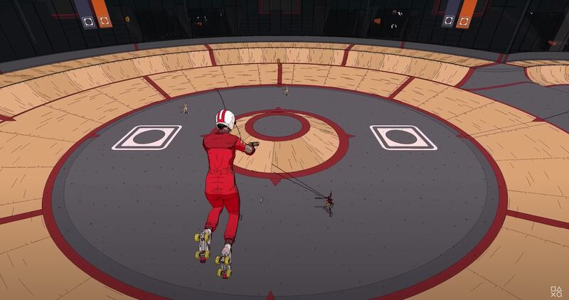 'Rollerdrome', a skater-shooter mash-up game. Photo: Roll7