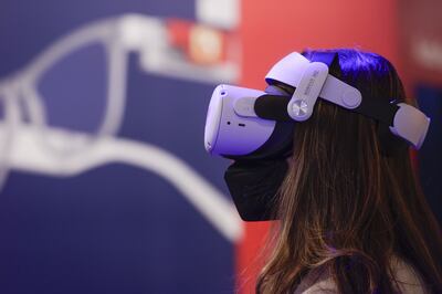 The technology to allow the metaverse to succeed, such as virtual reality headsets, is improving all the time. EPA 