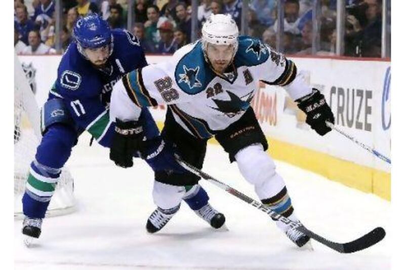Vancouver’s Ryan Kesler, right, is a leading candidate as the play-offs best player.