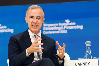 Mark Carney, co-chair of the Glasgow Financial Alliance for Net Zero, unveiled the coalition's Africa Network this week. Photo: Bloomberg