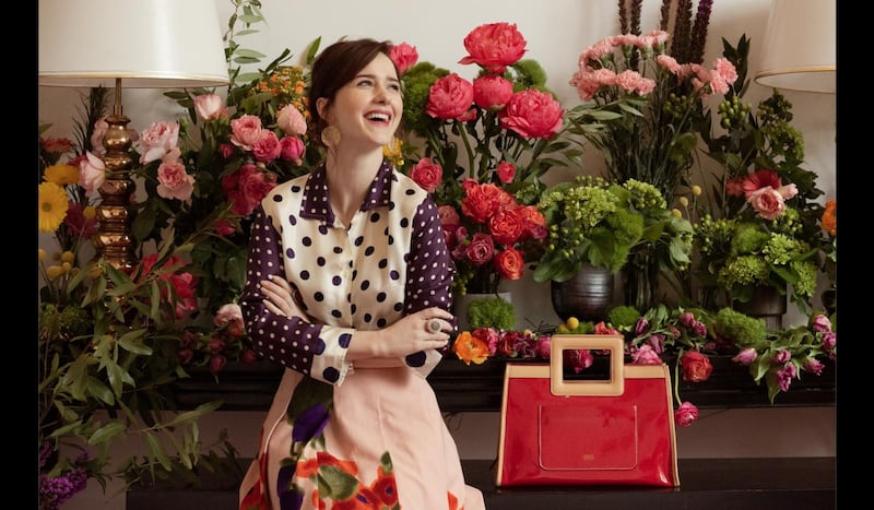 The collection channels Kate Spade's favoured motifs, such as polka dots and florals 