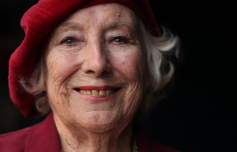 Forces' sweetheart Dame Vera Lynn poses for photographs in central London on October 22, 2009. AFP