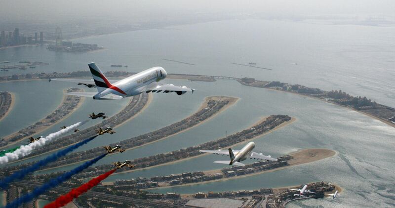 UAE carriers join hands to celebrate the UAE’s 47th National Day and the Year of Zayed. Emirates