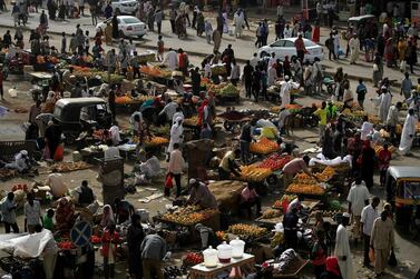 A market in Khartoum, Sudan, on May 4, 2019, weeks after long-time dictator Omar Al Bashir was removed. Reuters