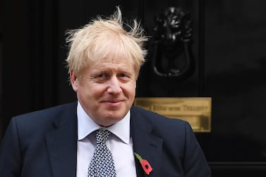 Boris Johnson's failure to take the UK out of the EU on October 31 was ridiculed on social media. EPA
