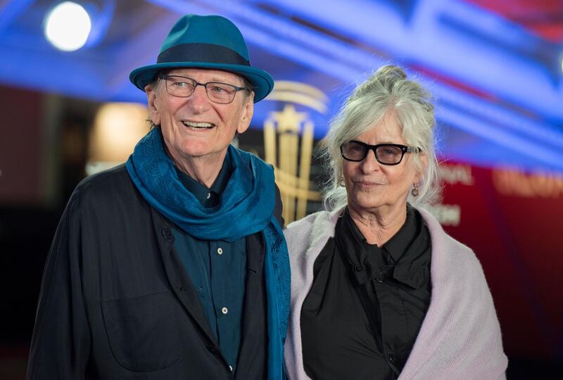 Fred Schepisi and his wife Mary Schepisi attend the tribute to US actor and director Robert Redford during the 18th annual Marrakech International Film Festival.  EPA