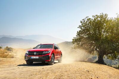 The Volkswagen Touareg does not fear the sand. Photo: VW